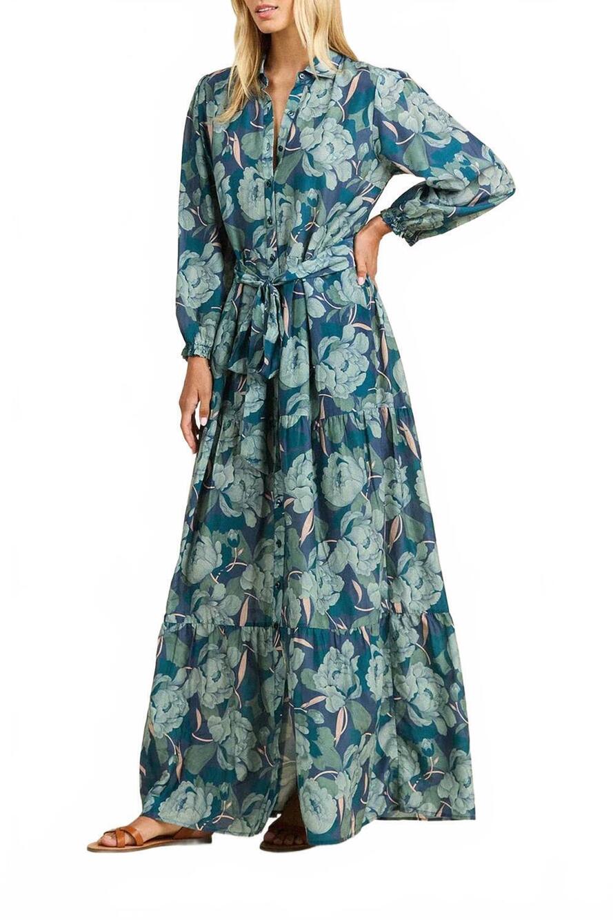 NEW TROVATA martina maxi dress in hushed meadow